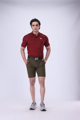 Antiguo G-C Burgundy Golf Polo